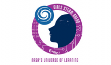 Girls STEAM Ahead with NASA logo